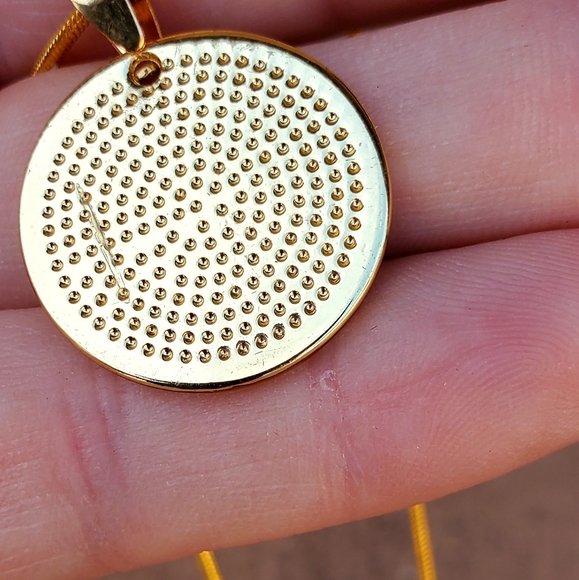 New Rhinestone Evil Eye Protection Gold Necklace. - Picture 5 of 16